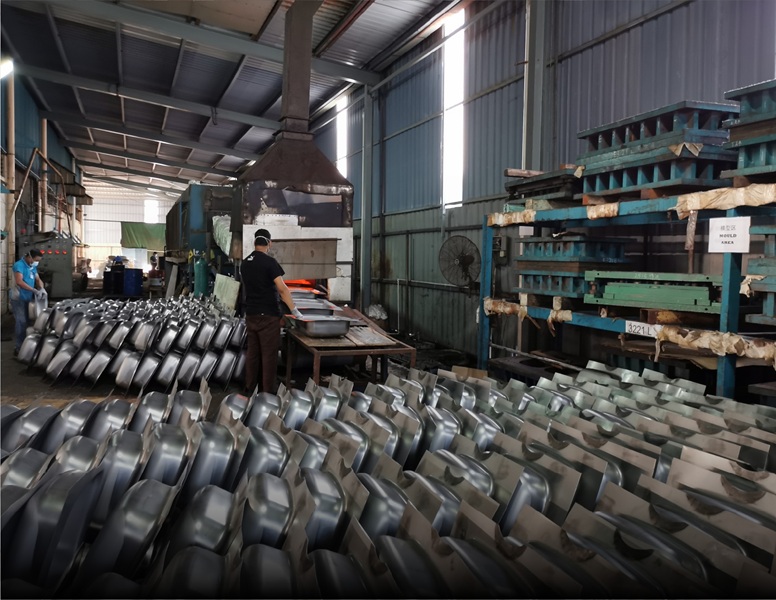 Drawn sink production floor - Annealing furnace
