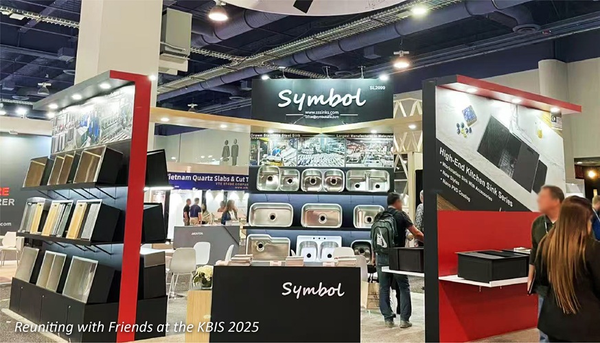 Symbolsink exhibition booth at KBIS 2025 trade show