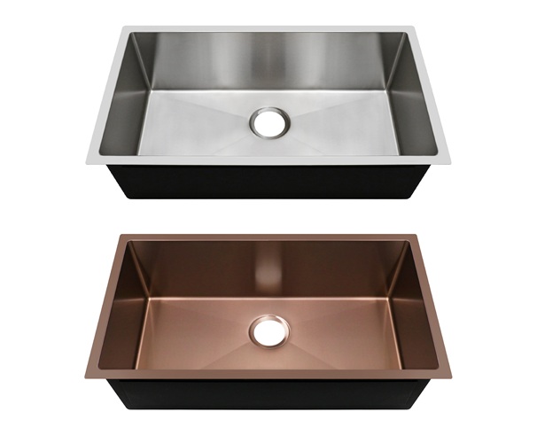 Snow satin sink and nano-coating sink