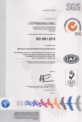 Symbolsink third stainless steel sink factory ISO certification